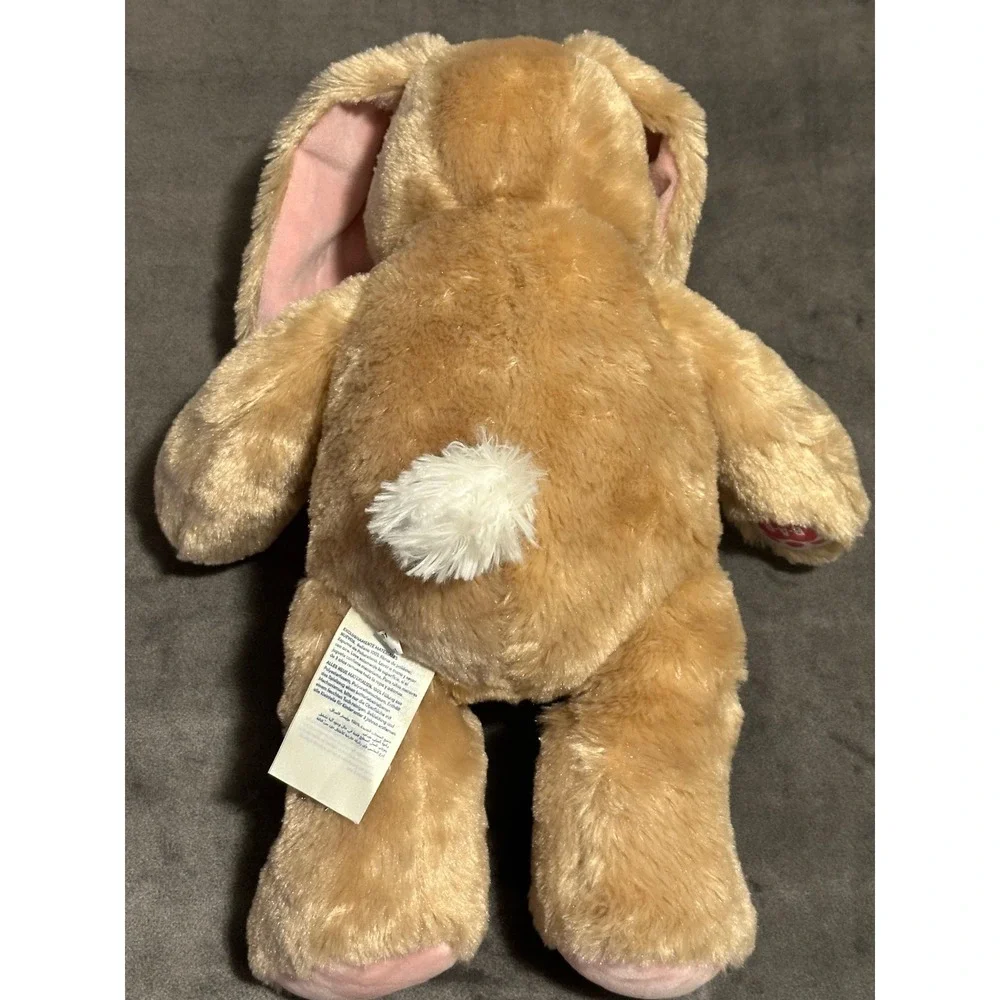 Build-A-Bear Workshop Pawlette Bunny Plush Pink Floppy Ear Rabbit Stuffed Toy